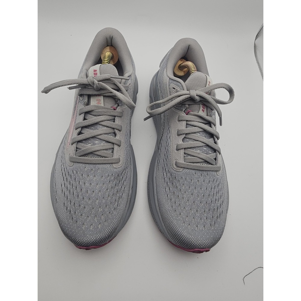 Brooks Adrenaline Gts 24 2E Wide [1204262E019] Women Running Shoes Alloy/White